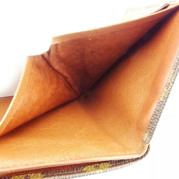 Louis Vuitton W Hook Wallet Monogram Beige Monogram Canvas Authentic USED T10339 - Picture 2 of 8